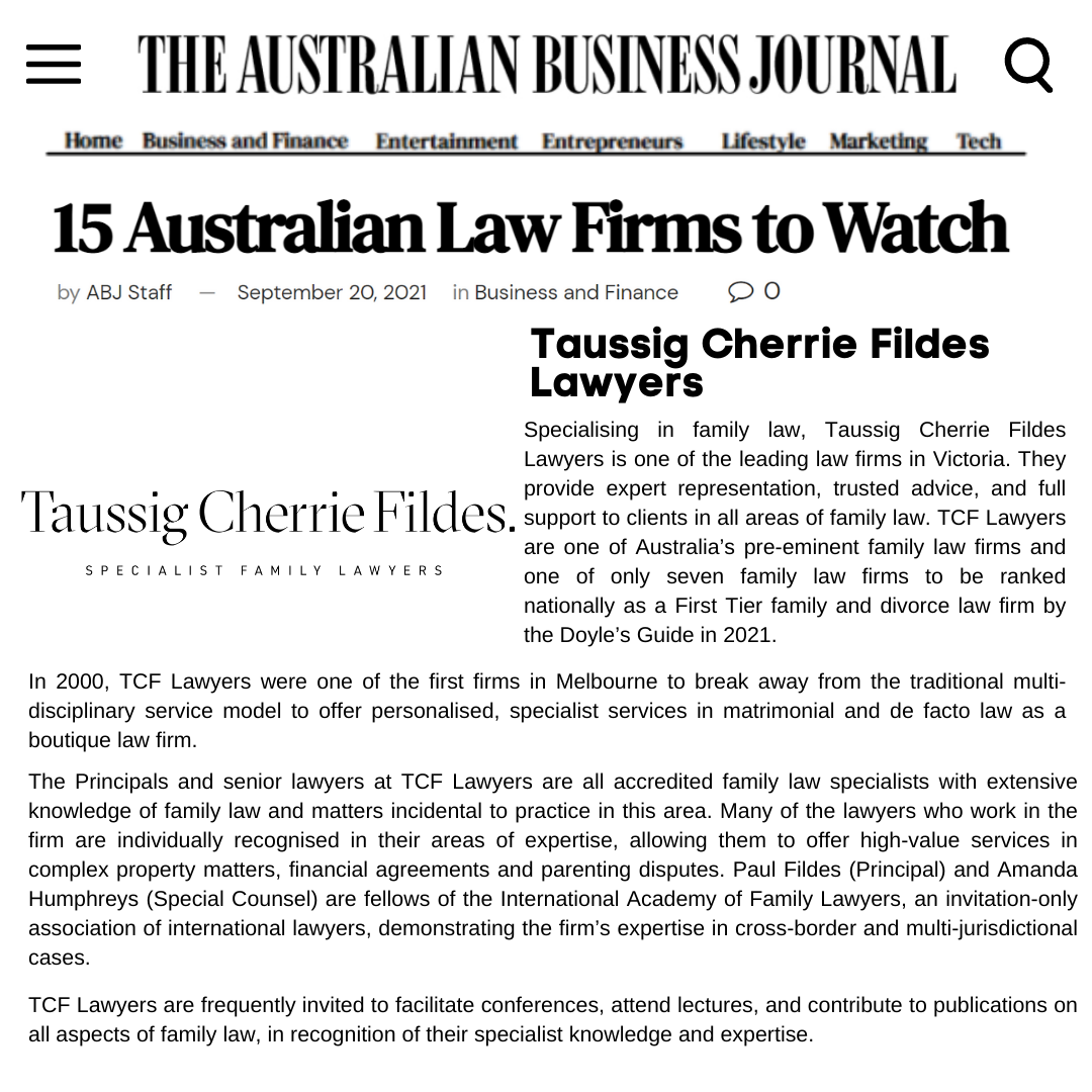 15 Australian Law Firms To Watch Abj